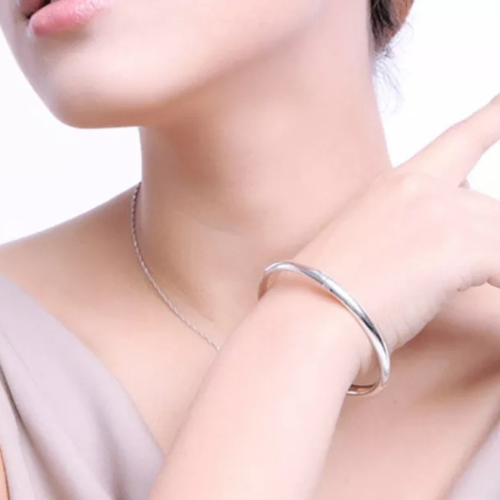 NEW Hinged Bangle Bracelet ☆ 925 Sterling Silver - Picture 10 of 16